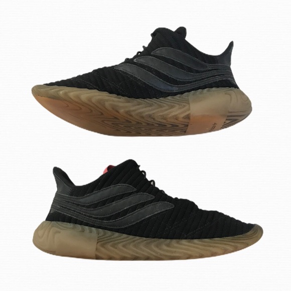 ***SOLD!***Adidas Sabakov black Leather sneakers 9 - Picture 3 of 8